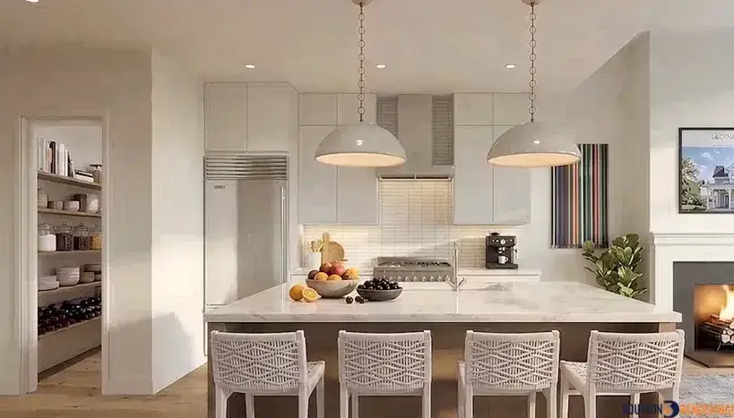 Townhome-architectural-animation-interior-exterior